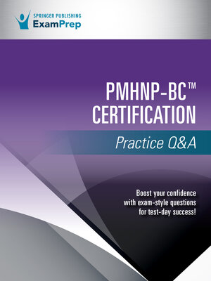 cover image of PMHNP-BC Certification Practice Q&A